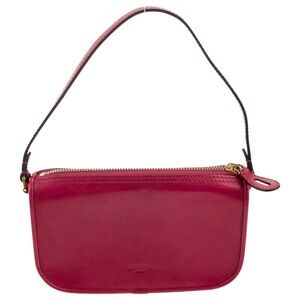 Vintage Loewe Red Patent Leather Top Handle Bag